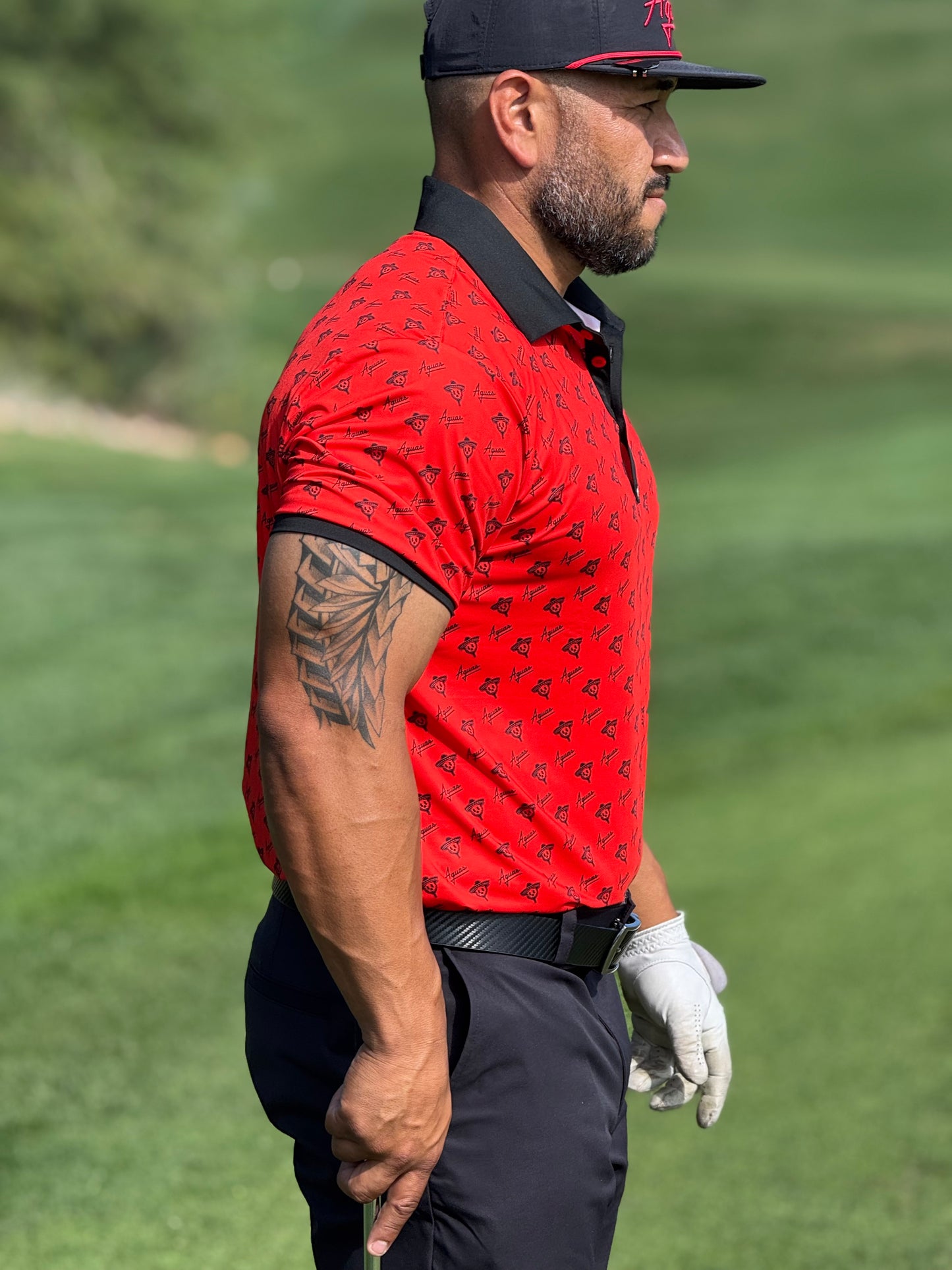 OG Rojo | Classic Red Aguas Golf Polo
